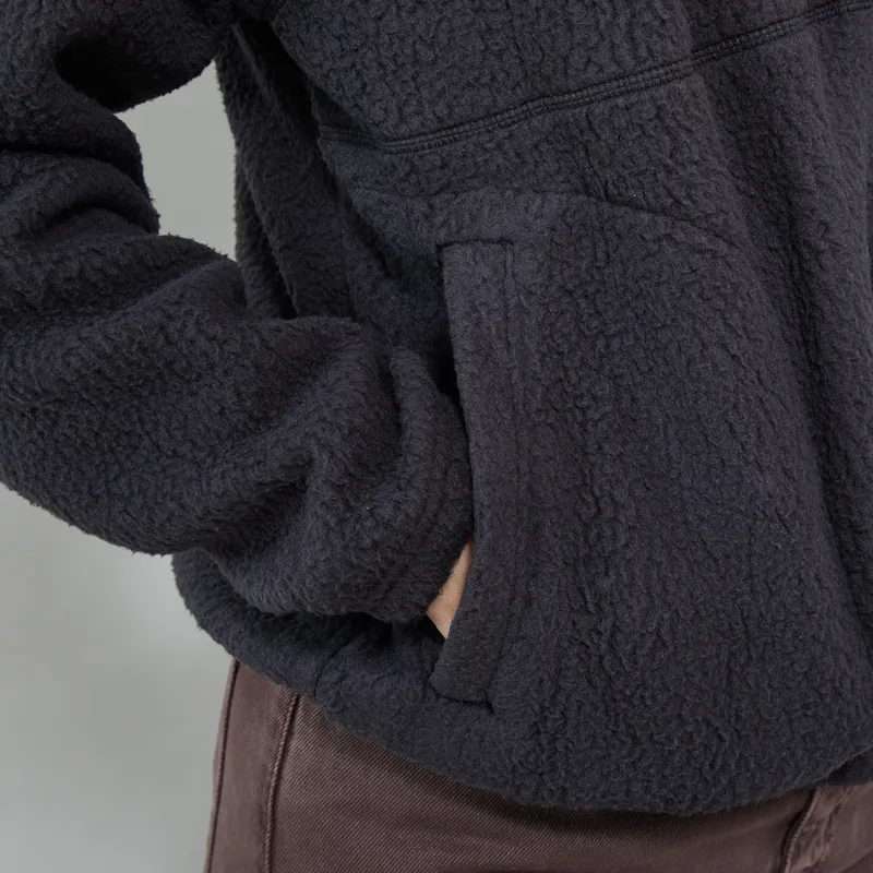 Columbia Womens Ridge Pebbled Half Snap Fleece Black-7