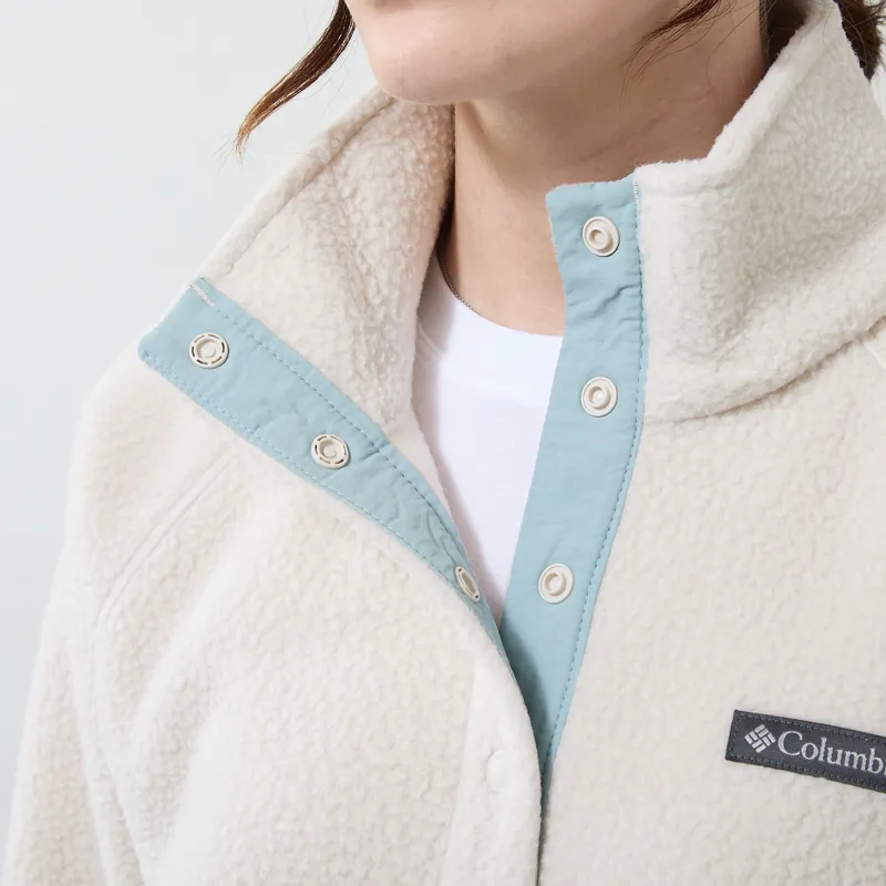 Columbia Womens Ridge Pebbled Half Snap Fleece Dark Stone-4