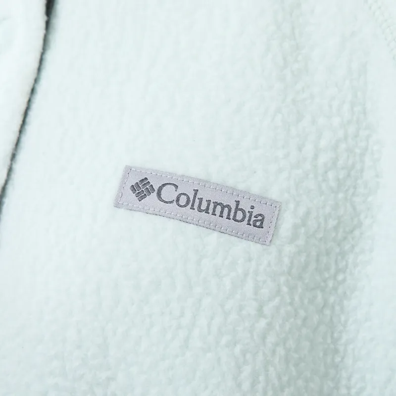 Columbia Womens Ridge Pebbled Half Snap Fleece Tea Light Sedona Sage-5