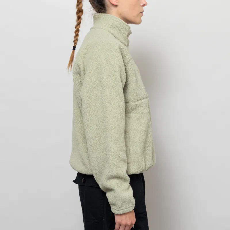 Columbia Womens Ridge Pebbled Half Snap Fleece Safari-4