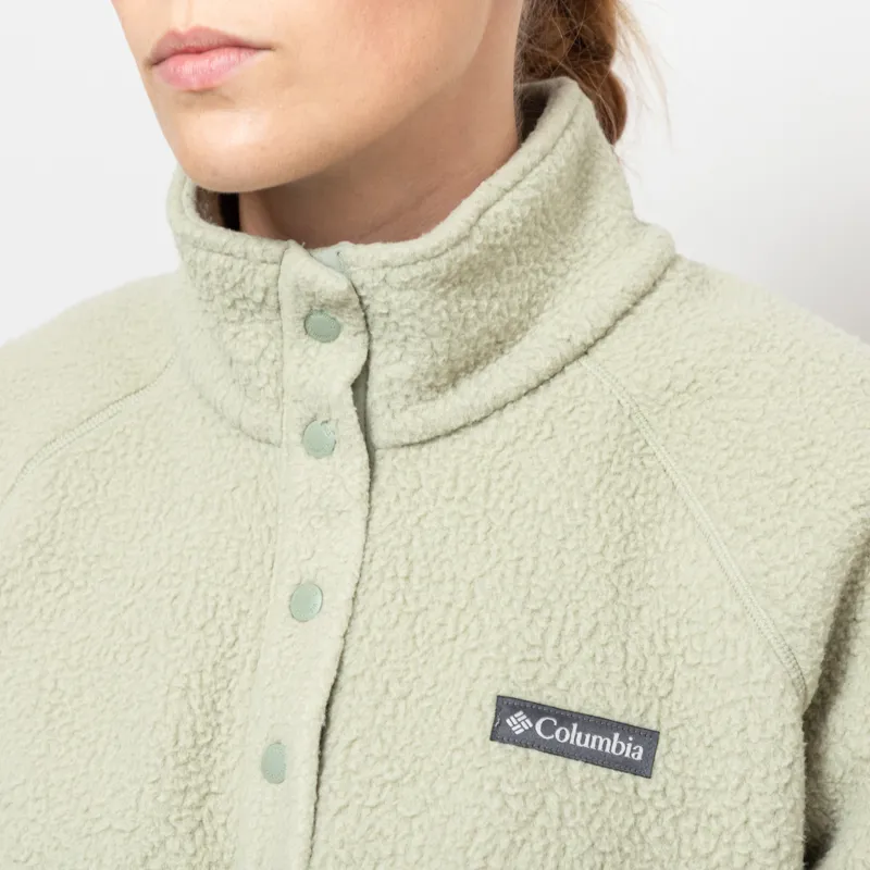 Columbia Womens Ridge Pebbled Half Snap Fleece Safari-5