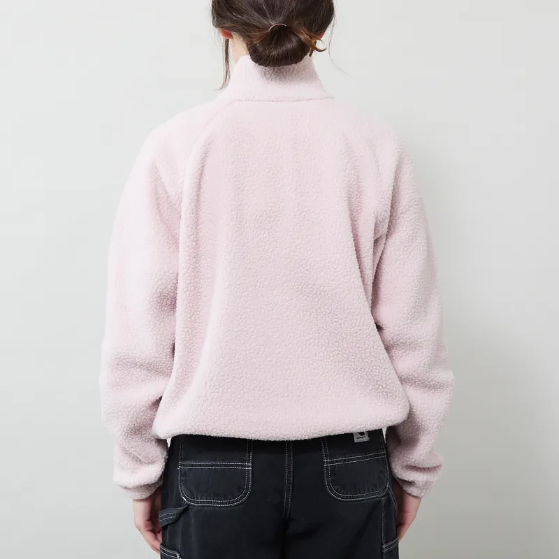Columbia Womens Ridge Pebbled Half Snap Fleece Mineral Pink Moonvista-2