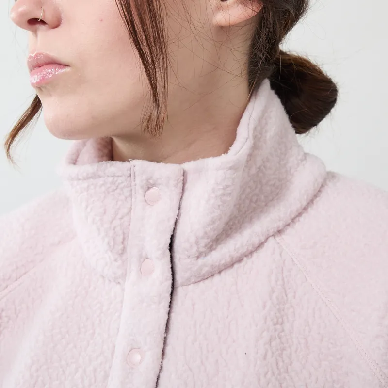 Columbia Womens Ridge Pebbled Half Snap Fleece Mineral Pink Moonvista-3
