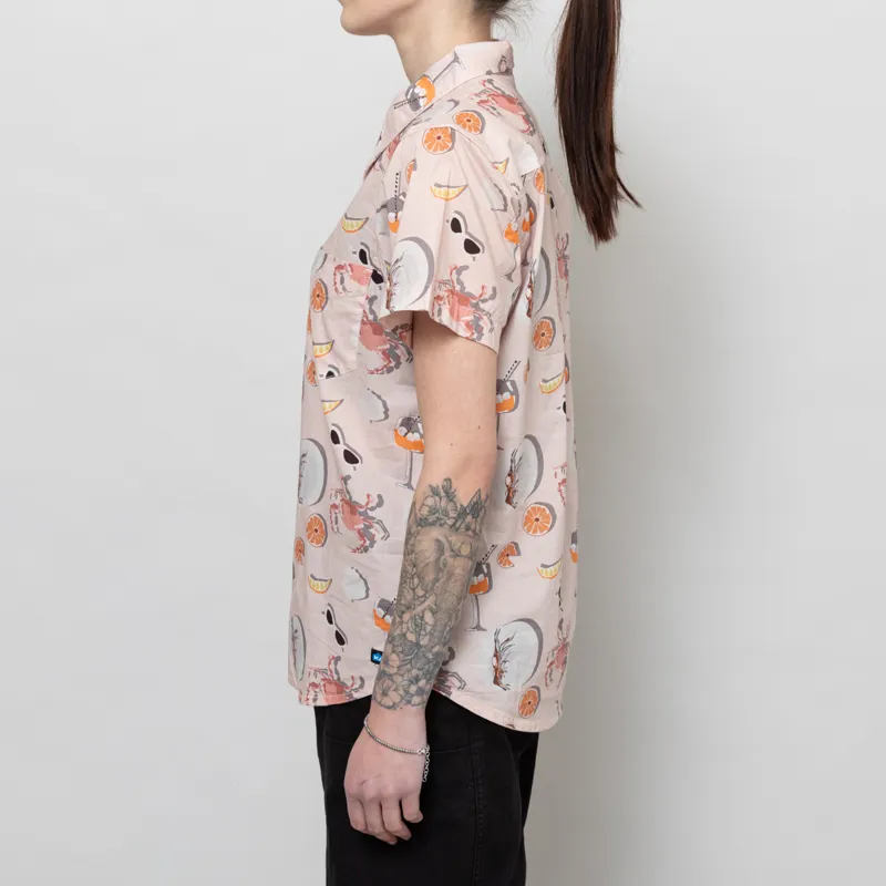 Kavu Womens Girl Party Shirt Crabs N Cocktails-2
