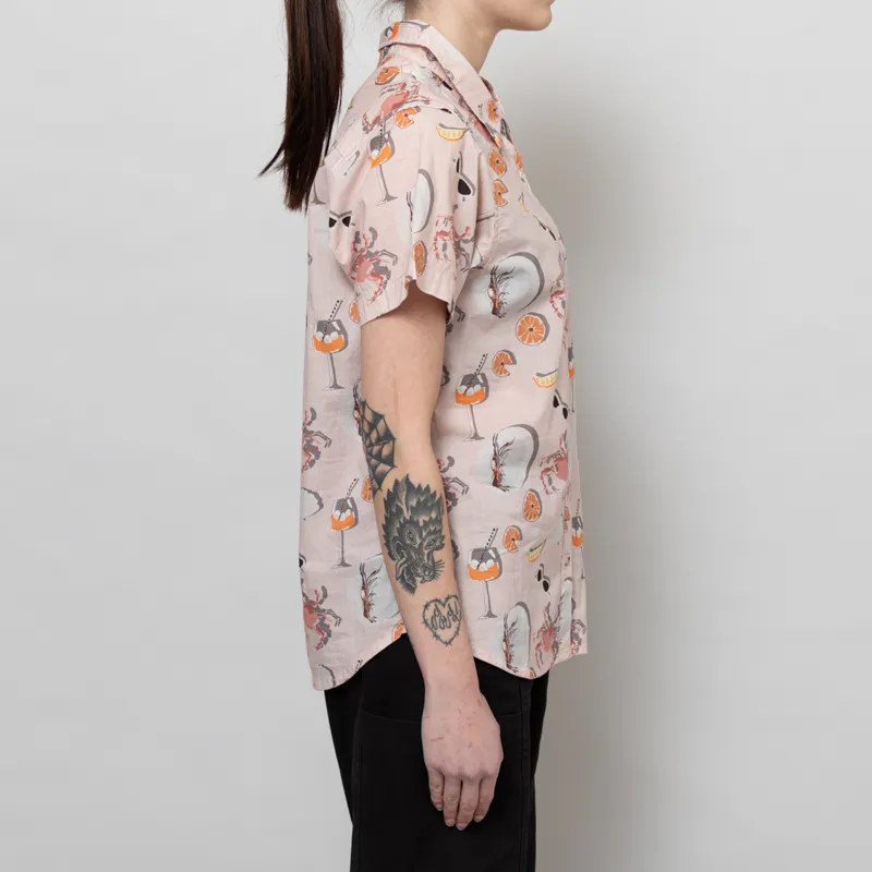 Kavu Womens Girl Party Shirt Crabs N Cocktails-4