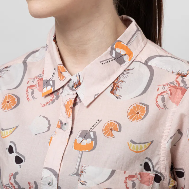Kavu Womens Girl Party Shirt Crabs N Cocktails-5