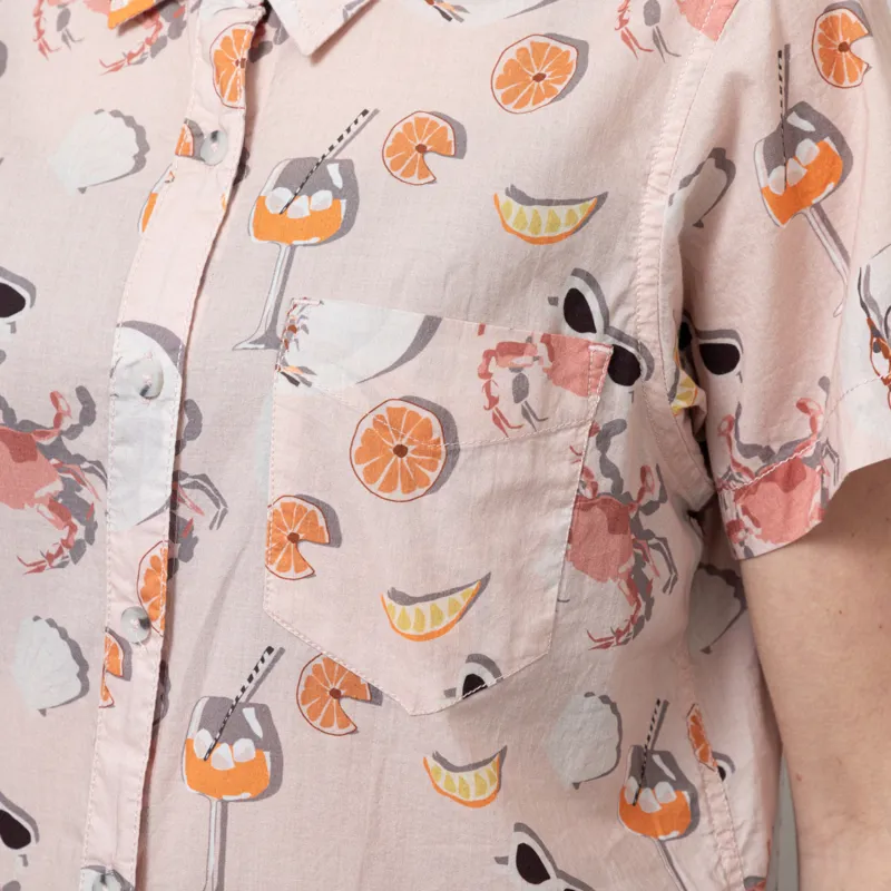 Kavu Womens Girl Party Shirt Crabs N Cocktails-7