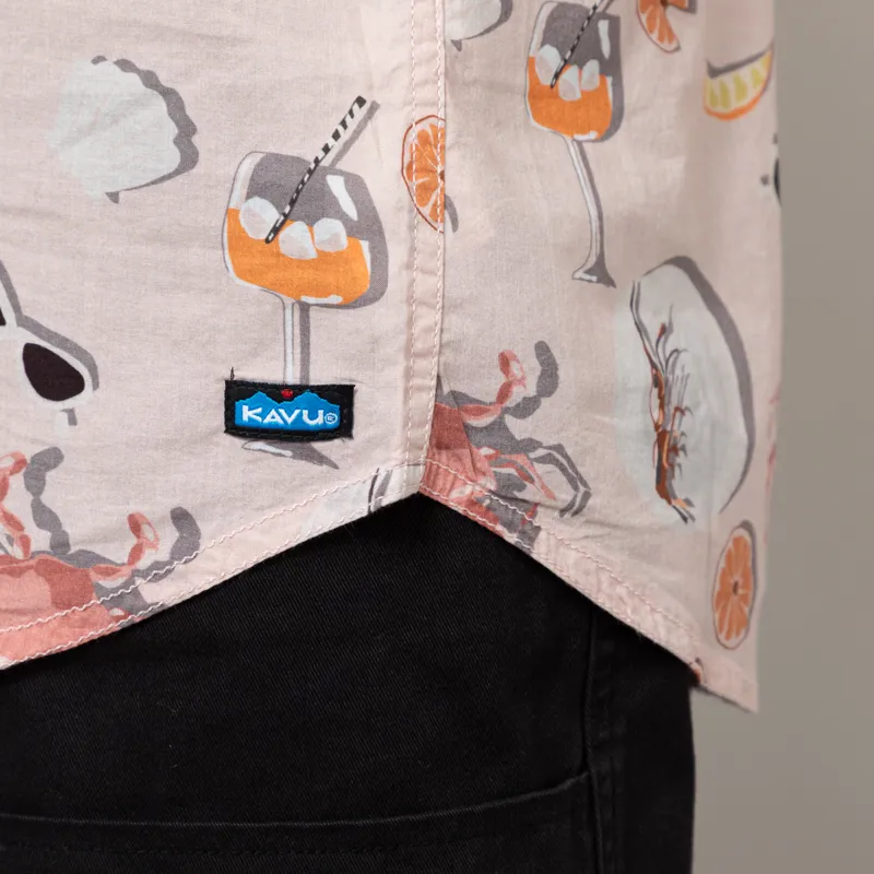 Kavu Womens Girl Party Shirt Crabs N Cocktails-8