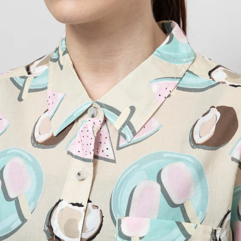 Kavu Womens Girl Party Shirt Coconutty-5