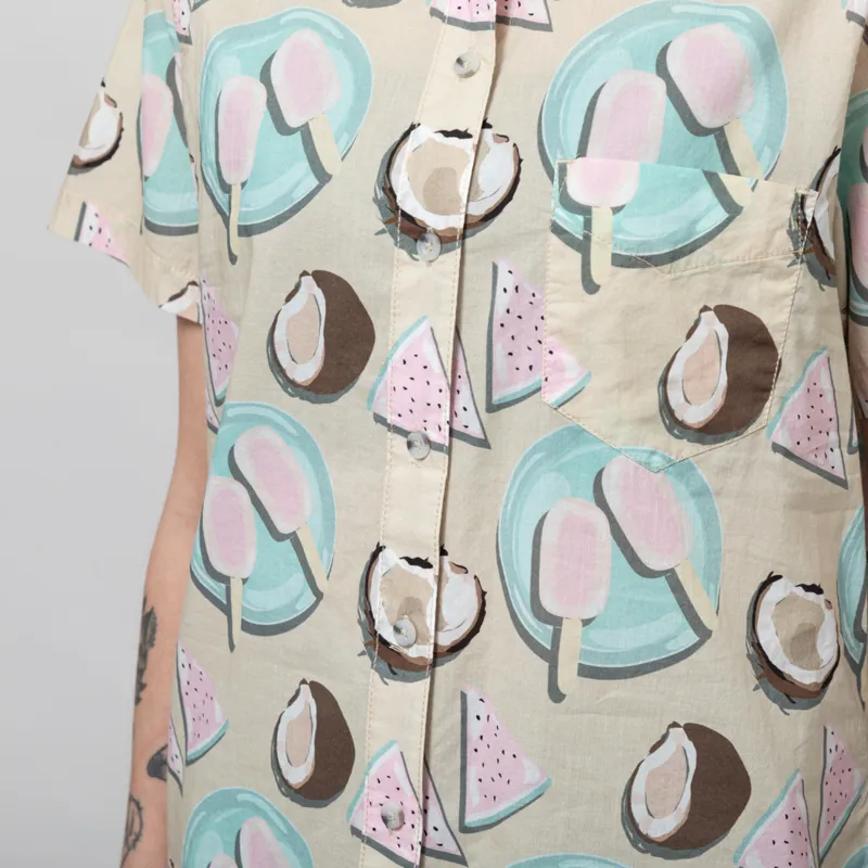 Kavu Womens Girl Party Shirt Coconutty-7