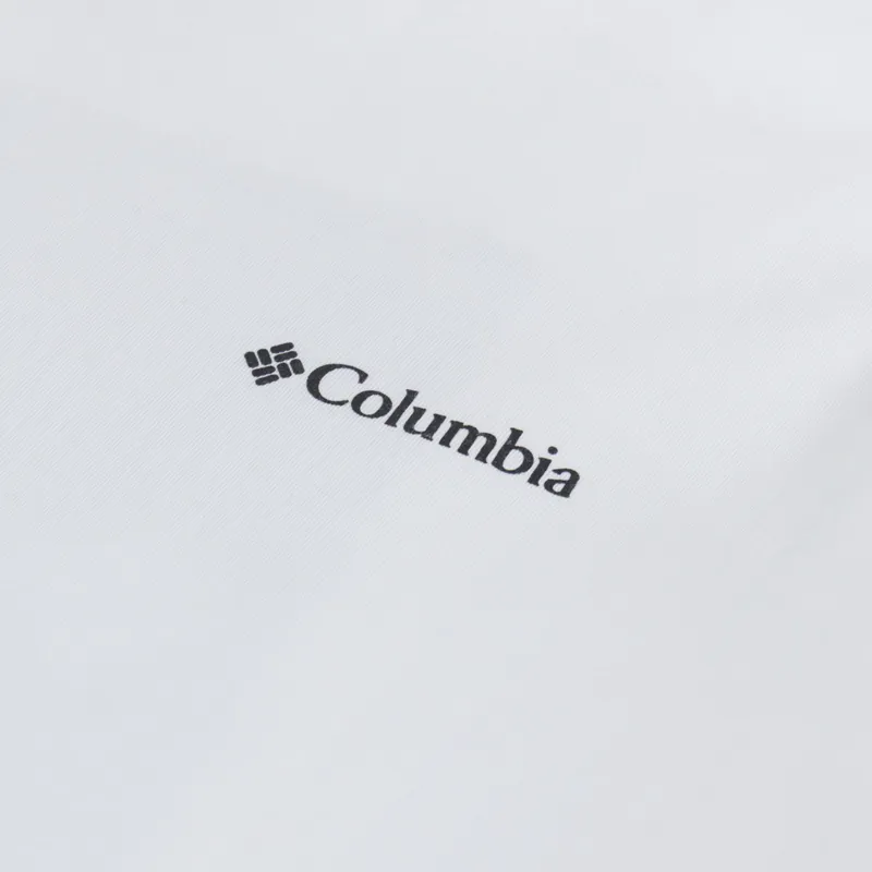 Columbia CSC Logo Organic Cotton T Shirt White Boxy Brand-5
