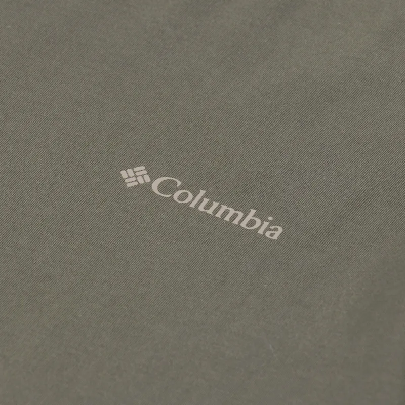 Columbia CSC Logo Organic Cotton T Shirt Stone Green Linework C Badge-5