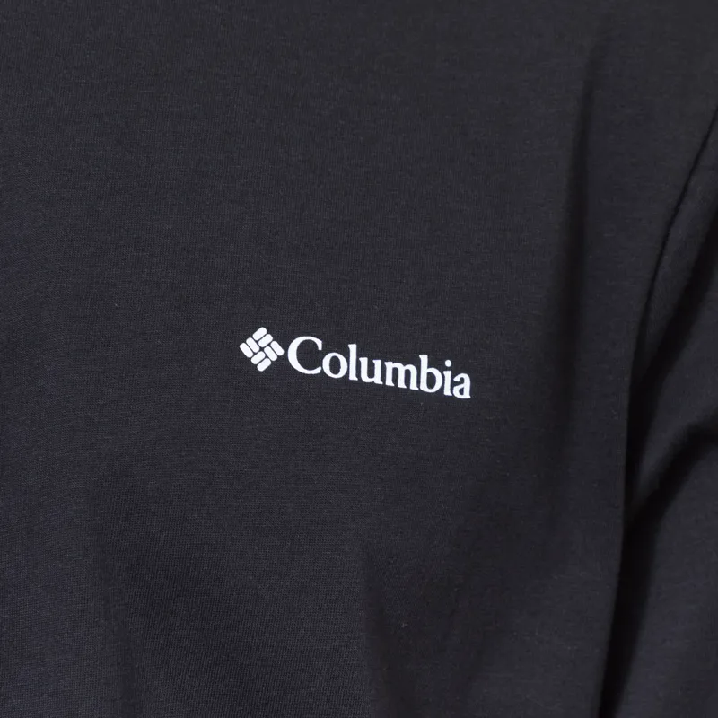 Columbia CSC Outdoor Organic Cotton T Shirt Black Scoped View-3