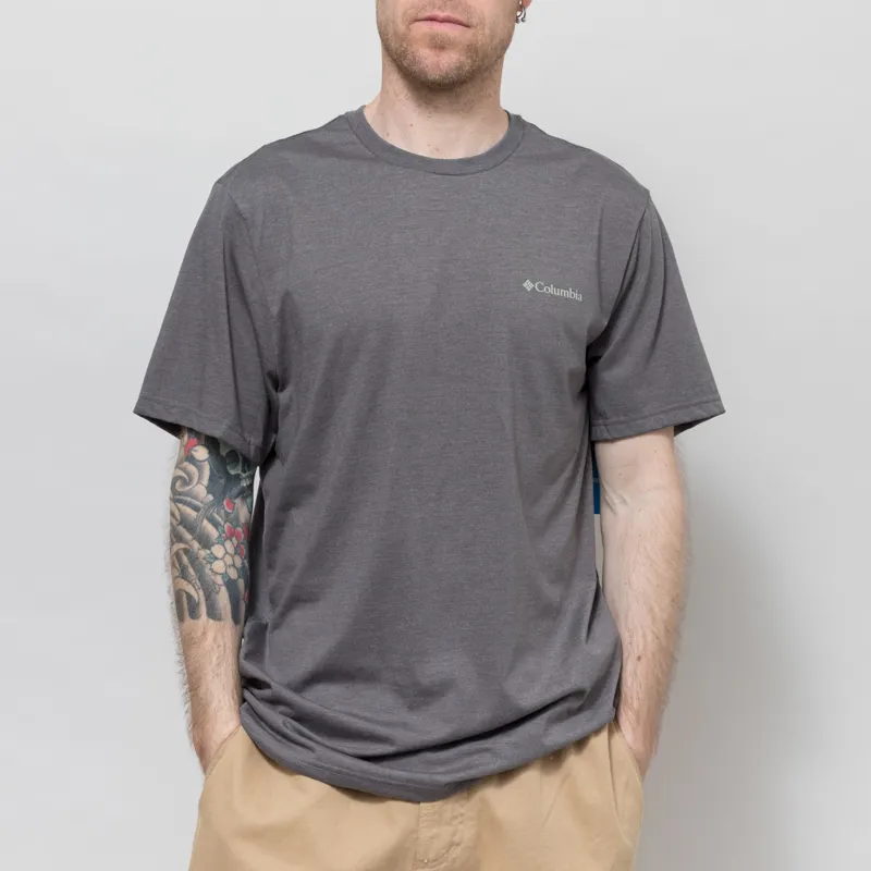 Columbia CSC Outdoor Organic Cotton T Shirt City Grey Heather Sunscape-1