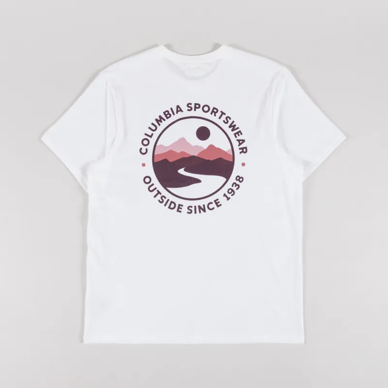 Columbia CSC Outdoor Organic Cotton T Shirt White Scoped View