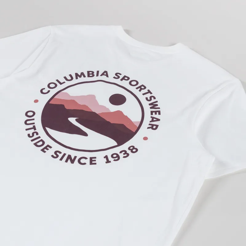 Columbia CSC Outdoor Organic Cotton T Shirt White Scoped View-2