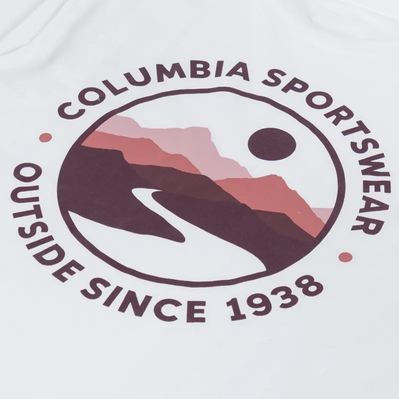 Columbia CSC Outdoor Organic Cotton T Shirt White Scoped View-4