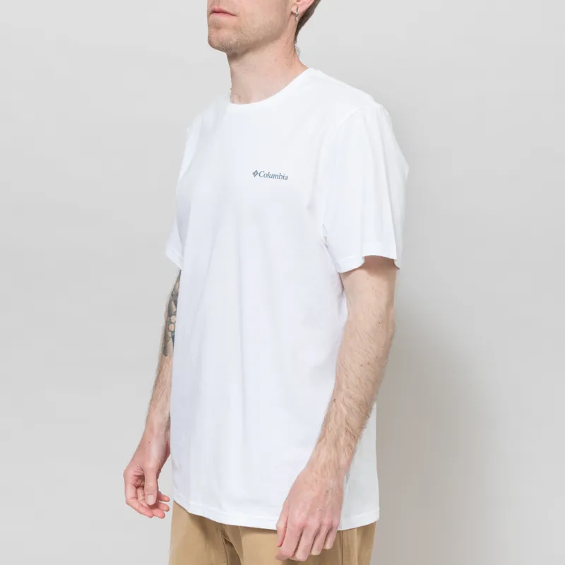 Columbia CSC Outdoor Organic Cotton T Shirt White Shining Landscape-1