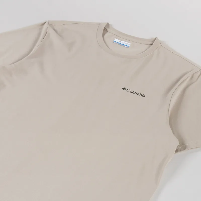 Columbia CSC Outdoor Organic Cotton T Shirt Ancient Fossil Sandscape-3