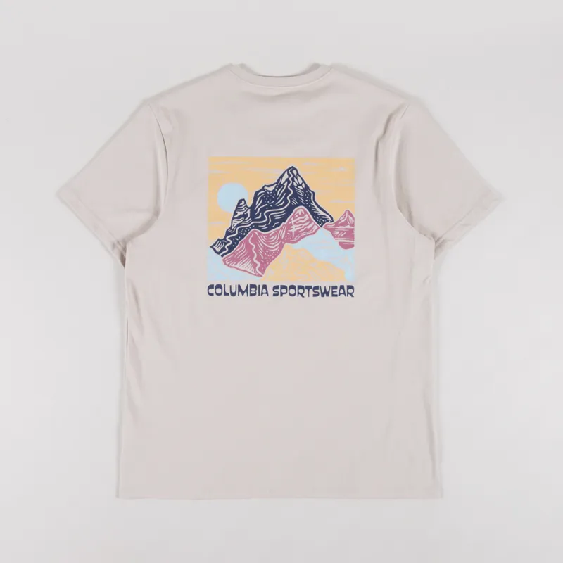 Columbia CSC Outdoor Organic Cotton T Shirt Dark Stone Sunscape