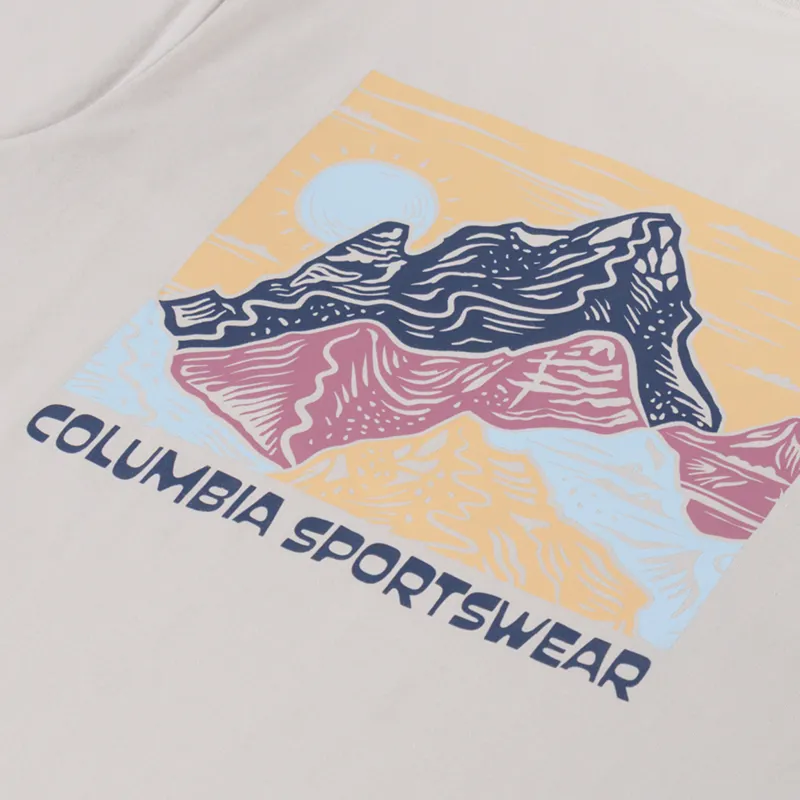 Columbia CSC Outdoor Organic Cotton T Shirt Dark Stone Sunscape-4