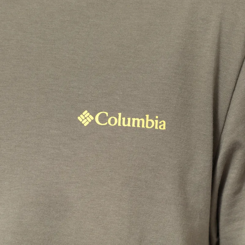 Columbia CSC Outdoor Organic Cotton T Shirt Stone Green Shining Landscape-5