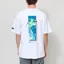 Columbia CSC Heavyweight Back Graphic T Shirt White Slick Slope Skier