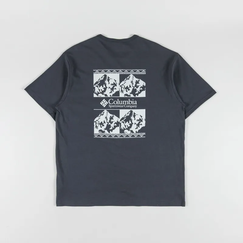 Columbia CSC Heavyweight Iconic T Shirt Shark Repeated Peaks