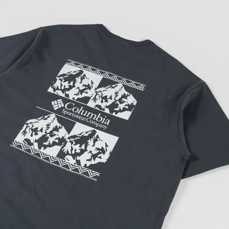 Columbia CSC Heavyweight Iconic T Shirt Shark Repeated Peaks-2