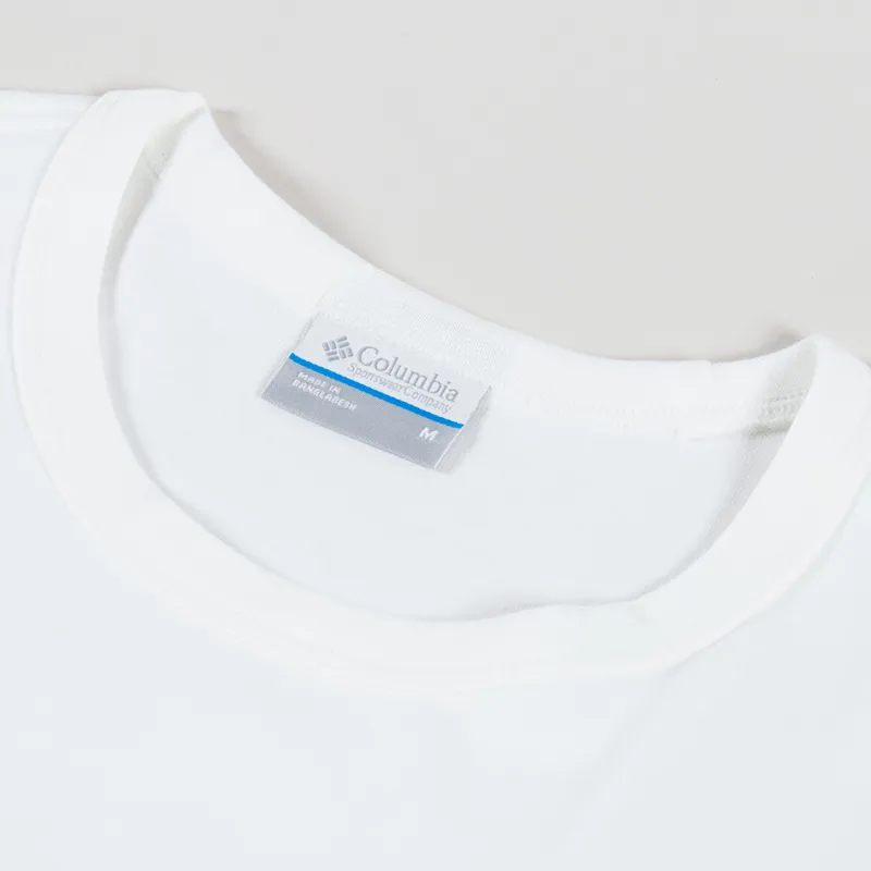 Columbia CSC Heavyweight Iconic T Shirt White Repeated Peaks-6