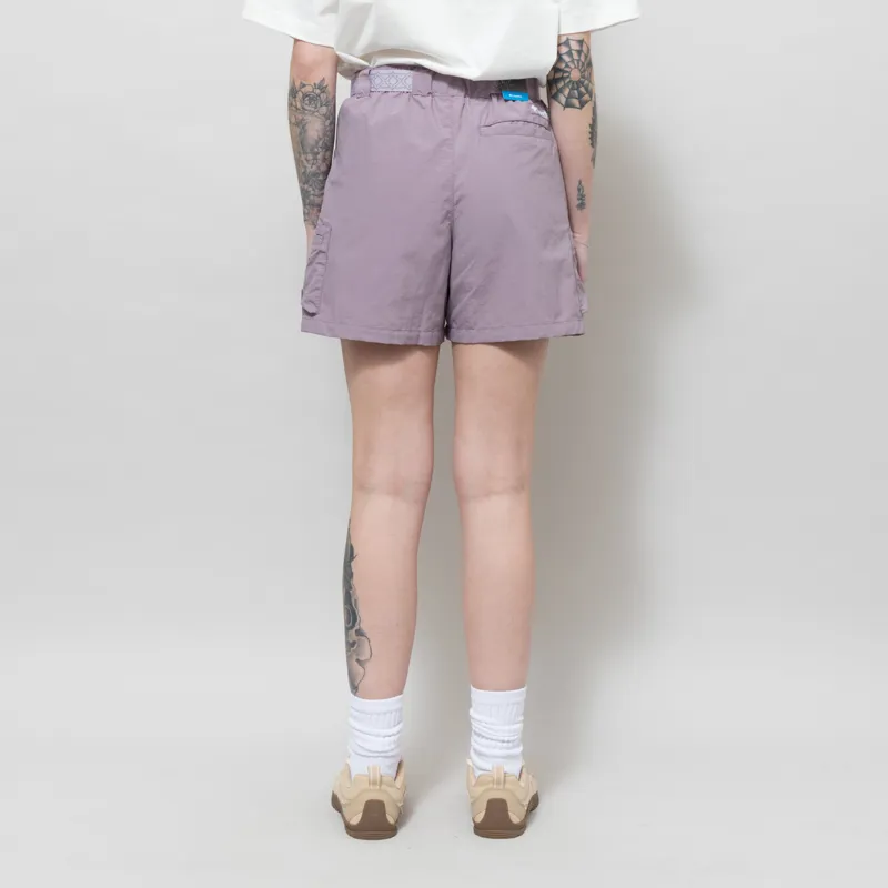 Columbia Womens Sequoia Grove Woven Walking Shorts Shale Purple Lavender Purple-2
