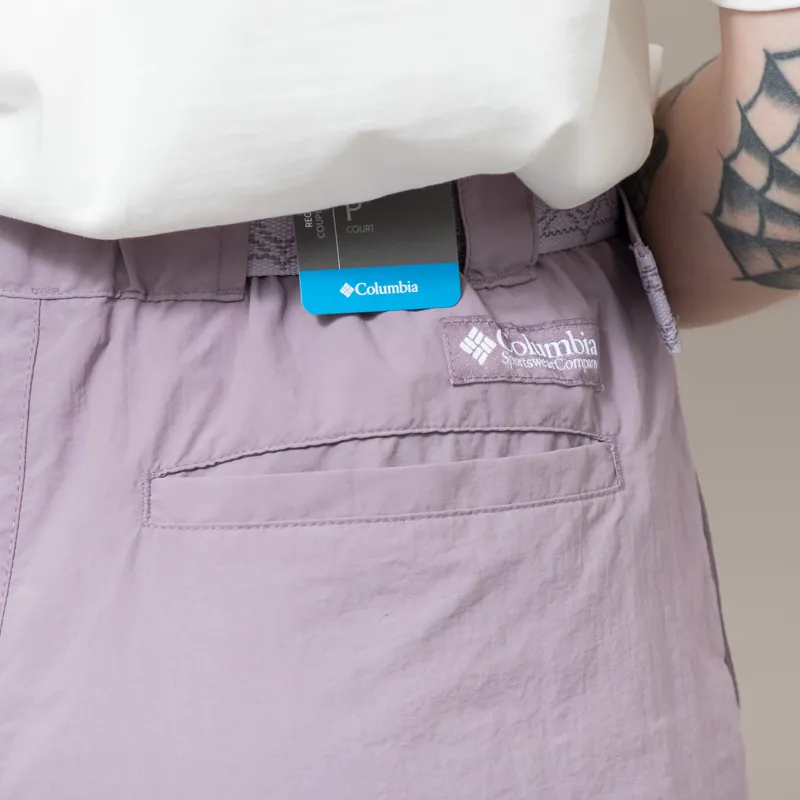 Columbia Womens Sequoia Grove Woven Walking Shorts Shale Purple Lavender Purple-4