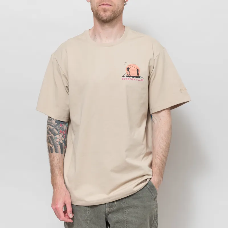 Columbia Bonefish Flats T Shirt Ancient Fossil-2