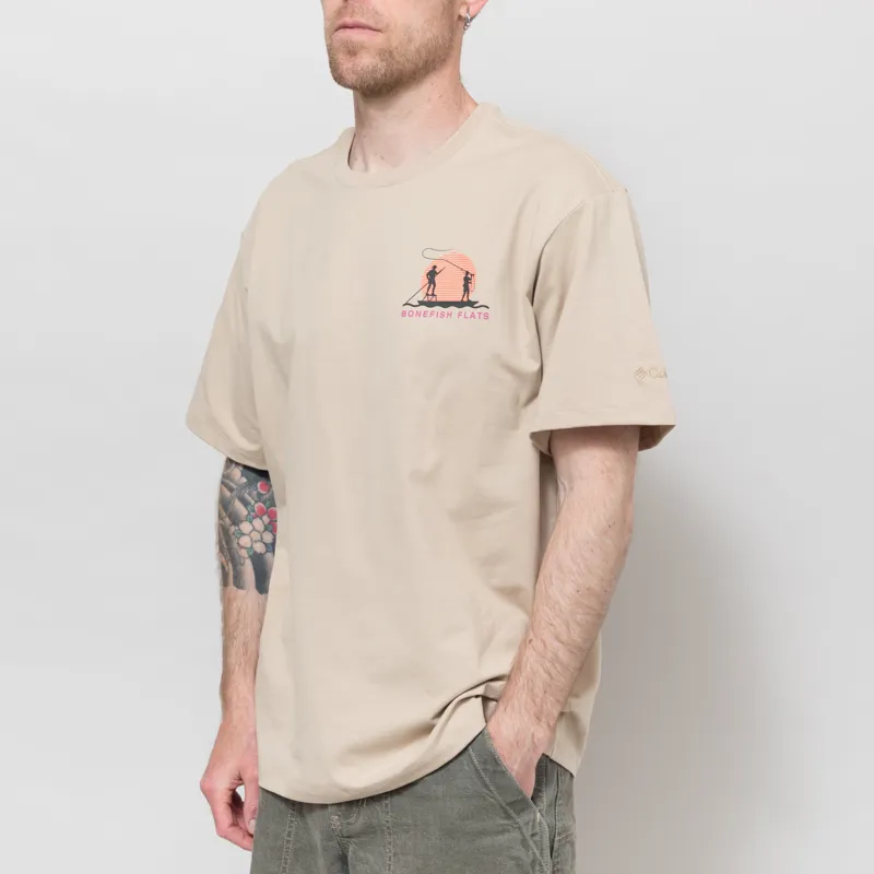 Columbia Bonefish Flats T Shirt Ancient Fossil-1