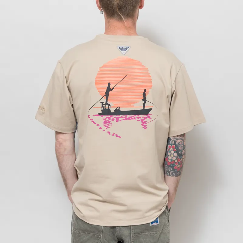 Columbia Bonefish Flats T Shirt Ancient Fossil