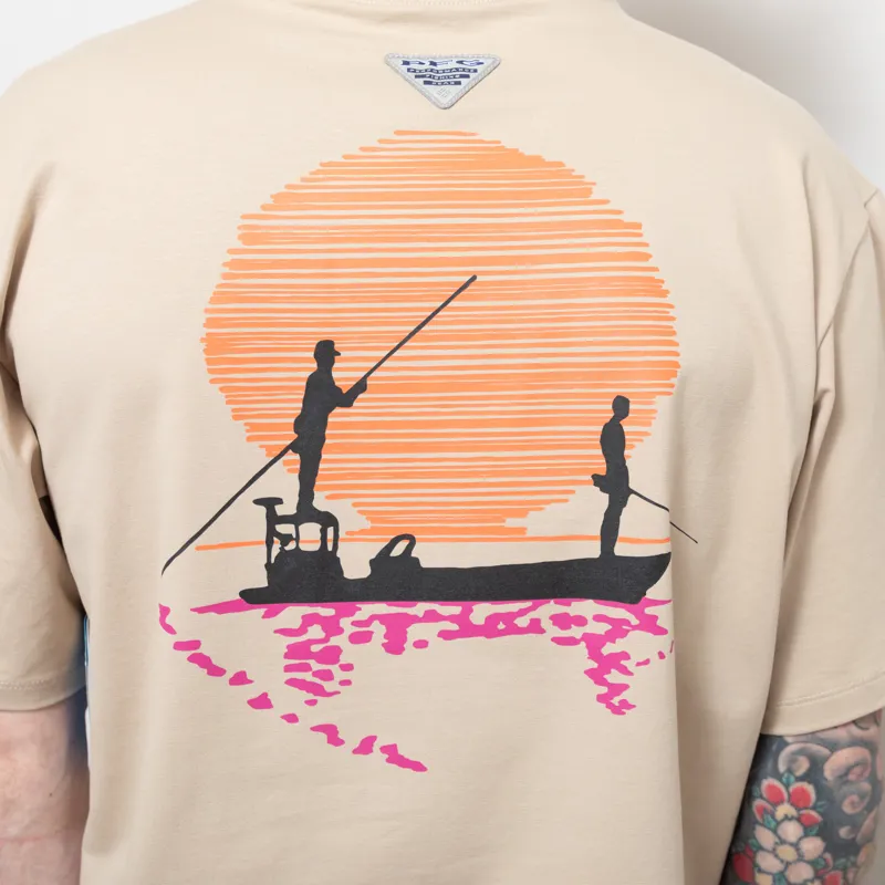 Columbia Bonefish Flats T Shirt Ancient Fossil-4