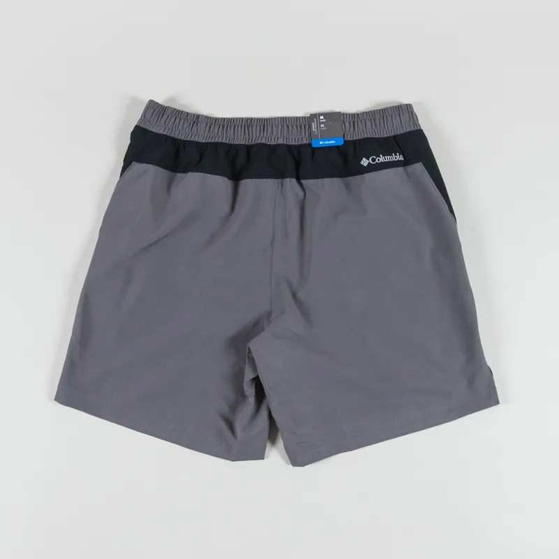 Columbia Vital Valley Hiking Shorts City Grey Black-1