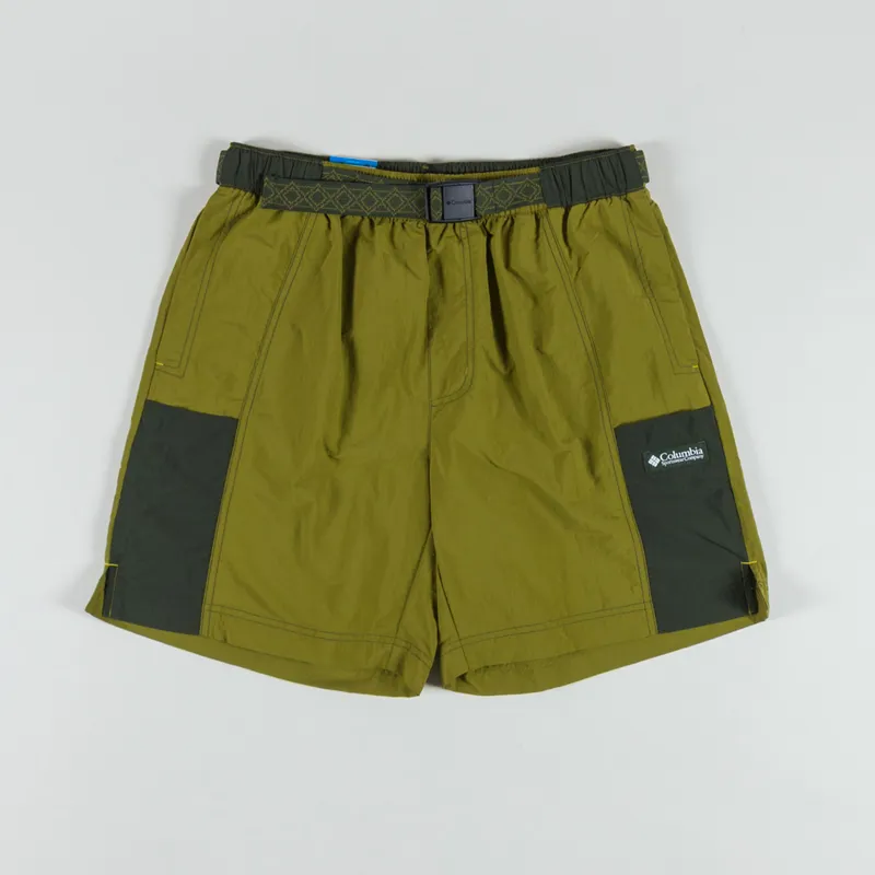 Columbia Sequoia Grove Woven Walking Shorts Mossy Green Greenscape