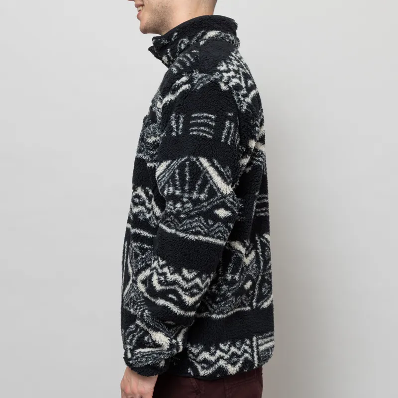 Columbia Rugged Ridge Sherpa Half Zip Fleece Black Deschutes Days-2