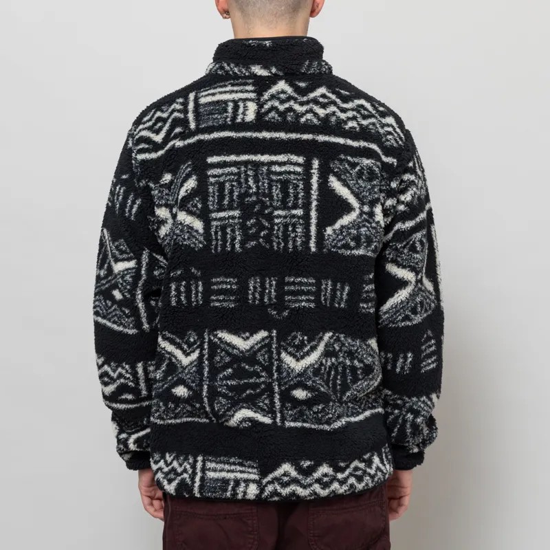 Columbia Rugged Ridge Sherpa Half Zip Fleece Black Deschutes Days-3