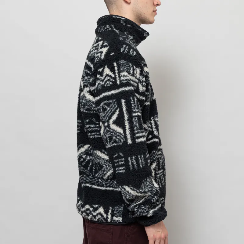 Columbia Rugged Ridge Sherpa Half Zip Fleece Black Deschutes Days-4