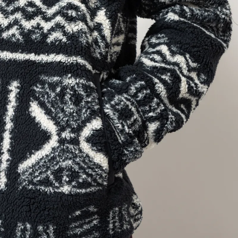 Columbia Rugged Ridge Sherpa Half Zip Fleece Black Deschutes Days-8