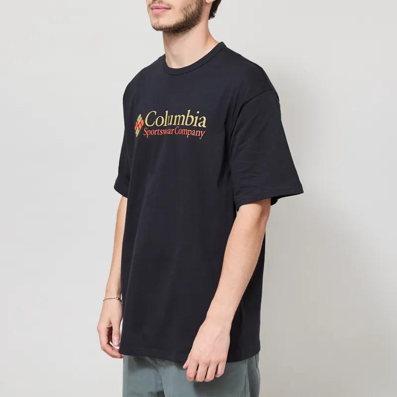 Columbia CSC Heavyweight Logo T Shirt Black CSC Retro Logo-1