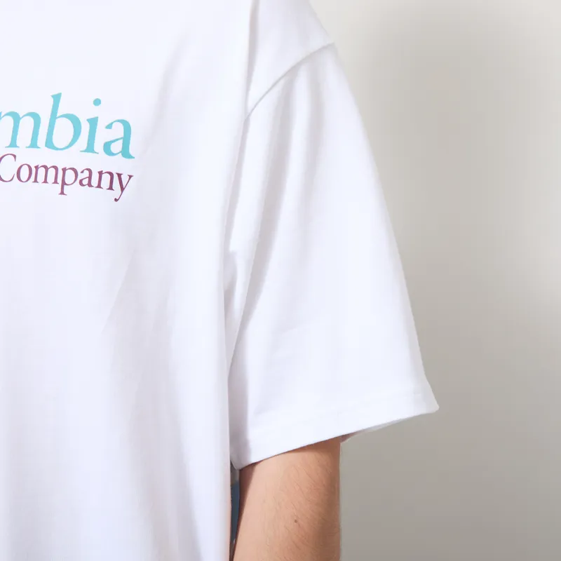Columbia CSC Heavyweight Logo T Shirt White CSC Retro Logo-5