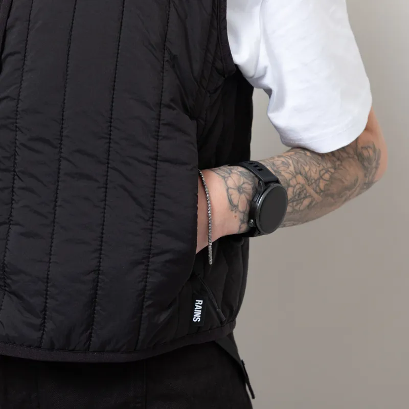 Rains Womens Banja Short Liner Vest Black-6