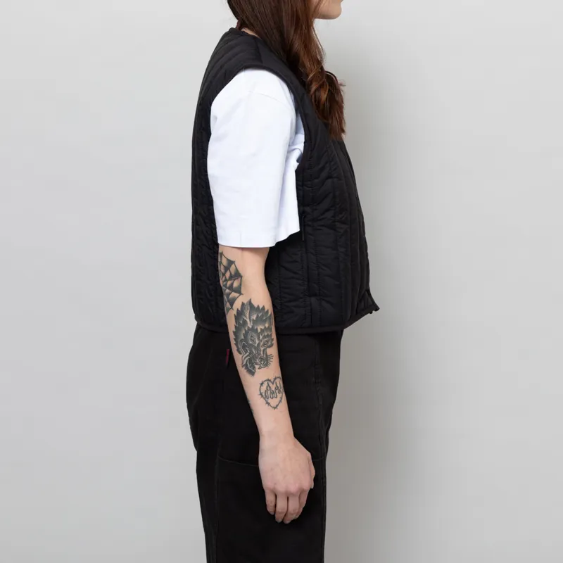 Rains Womens Banja Short Liner Vest Black-4