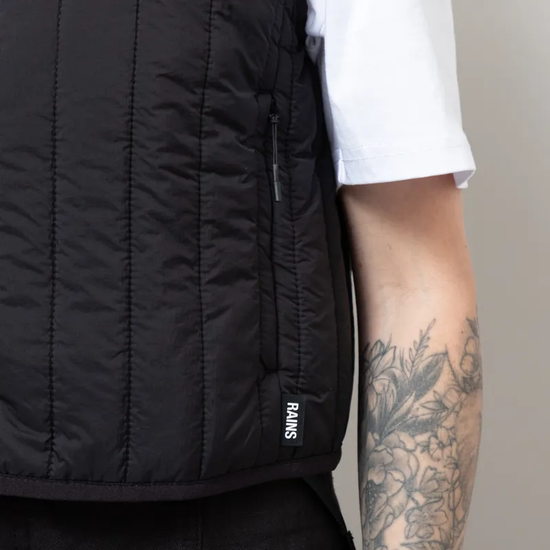 Rains Womens Banja Short Liner Vest Black-7