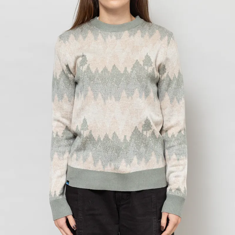 Kavu Womens Hillrose Sweater Forest Fade