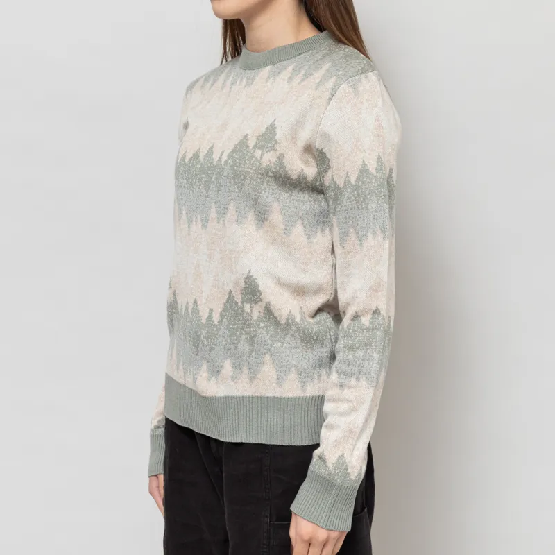 Kavu Womens Hillrose Sweater Forest Fade-1