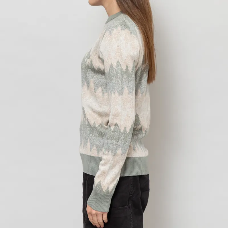 Kavu Womens Hillrose Sweater Forest Fade-2